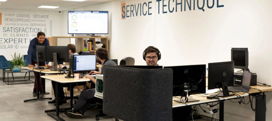 infrastructure Vue sur le service technique - infogérance informatique - One ID