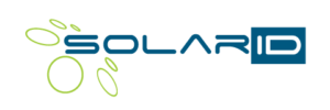 Logo Solar ID vert et bleu png